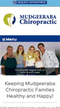Mobile Screenshot of mudgeerabachiropractic.com.au